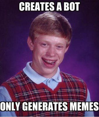 Generating Meme images through a Bot built with Bot Framework